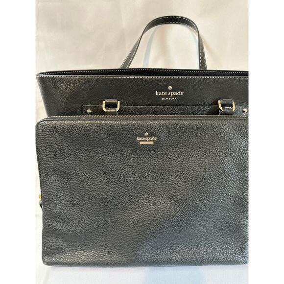 Kate Spade Laptop Tote and Laptop Case Black - Picture 1 of 10